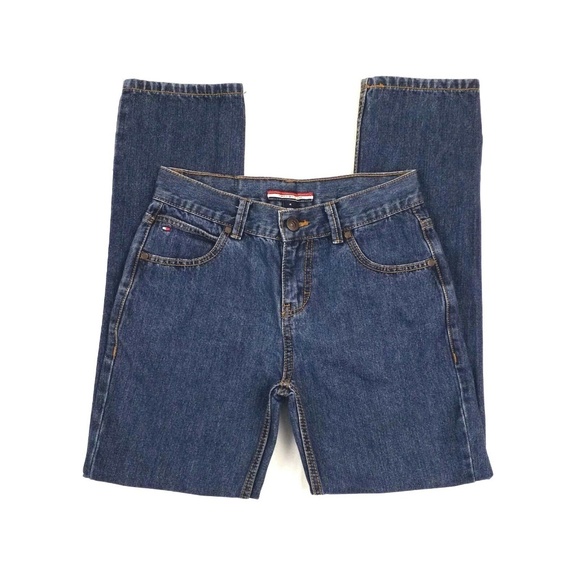 Tommy Hilfiger Rebel Medium Blue Wash Skinny Denim Jeans Girls 14 - Picture 4 of 9